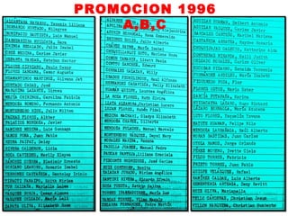PROMOCION 1996 A,B,C 