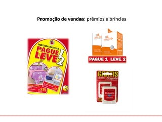 Comunicação com o Mercado
Promoção de vendas: prêmios e brindes
 
