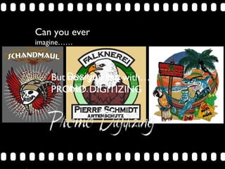 Can you ever
         imagine……



            But Designs like with…
                now you can
                this……
            PROMO DIGITIZING




>>   0     >>    1      >>   2   >>   3   >>   4   >>
 