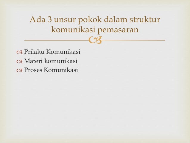 Promosi Manajemen Pemasaran Lanjutan