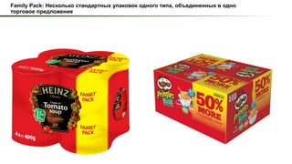 Family Pack: Несколько стандартных упаковок одного типа, объединенных в одно
торговое предложение
 