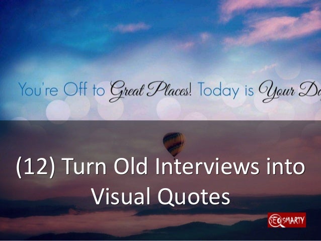 Are you doing enough to promote your old content? (Nope!) Slide 17