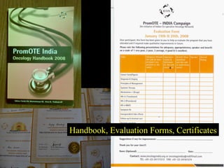Handbook, Evaluation Forms, Certificates 