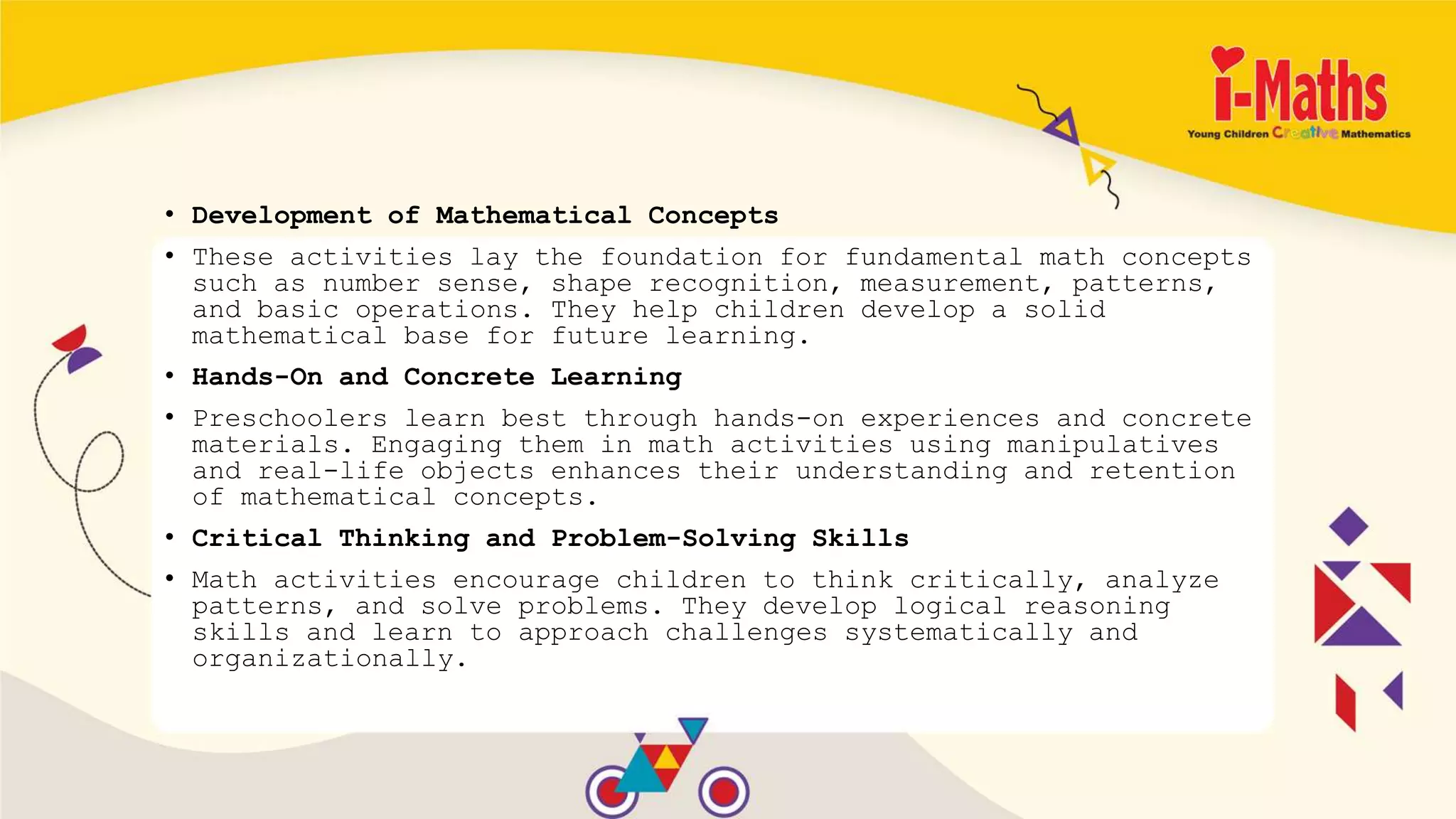 Promote Overall Child Brain Development with Math Activities for ...