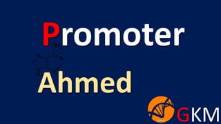 GKM
Ahmed
Promoter
 