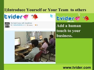 Promote Your Business with Pictures and Videos on Twitter using Tvider