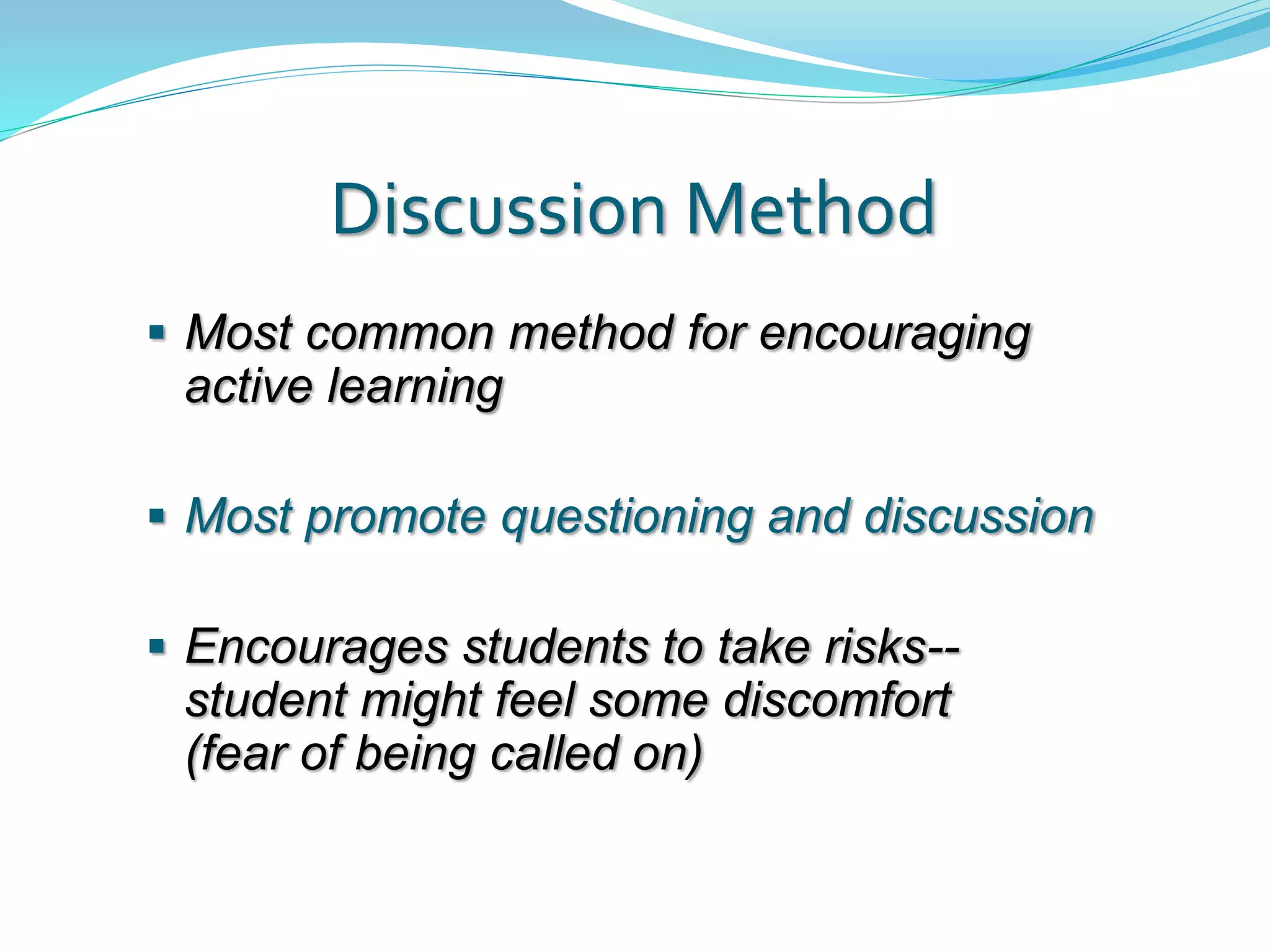 Promoting active learning in your teaching lecture | PPT