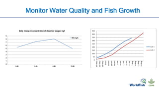 Monitor Water Quality and Fish Growth
 