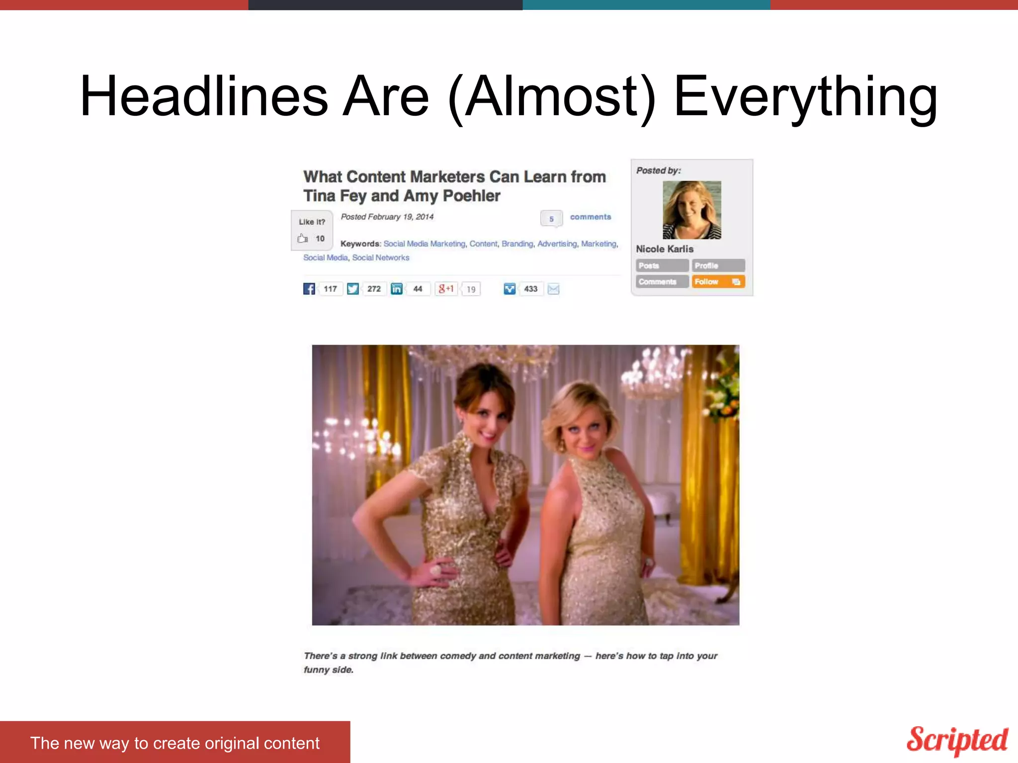 Headlines Are (Almost) Everything
The new way to create original content
 