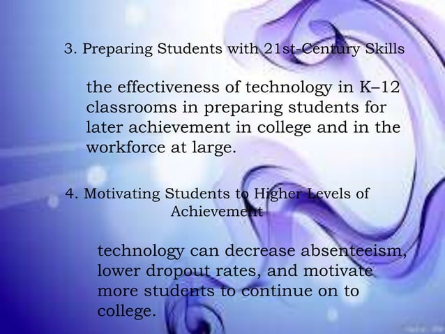 Promoting educational technology to improve student achievement | PPT