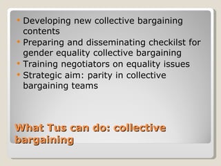 Promoting gender equality in trade unions 1 | PPT