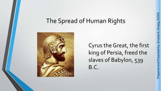 Promoting human rights and responsibilities | PPTX