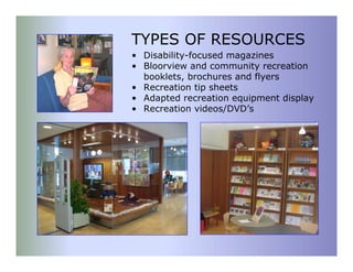 Promoting Inclusive Recreation for People with Disabilities | PDF