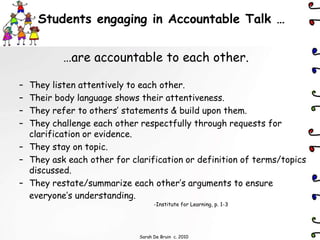 Promoting literacy through conversation | PPTX