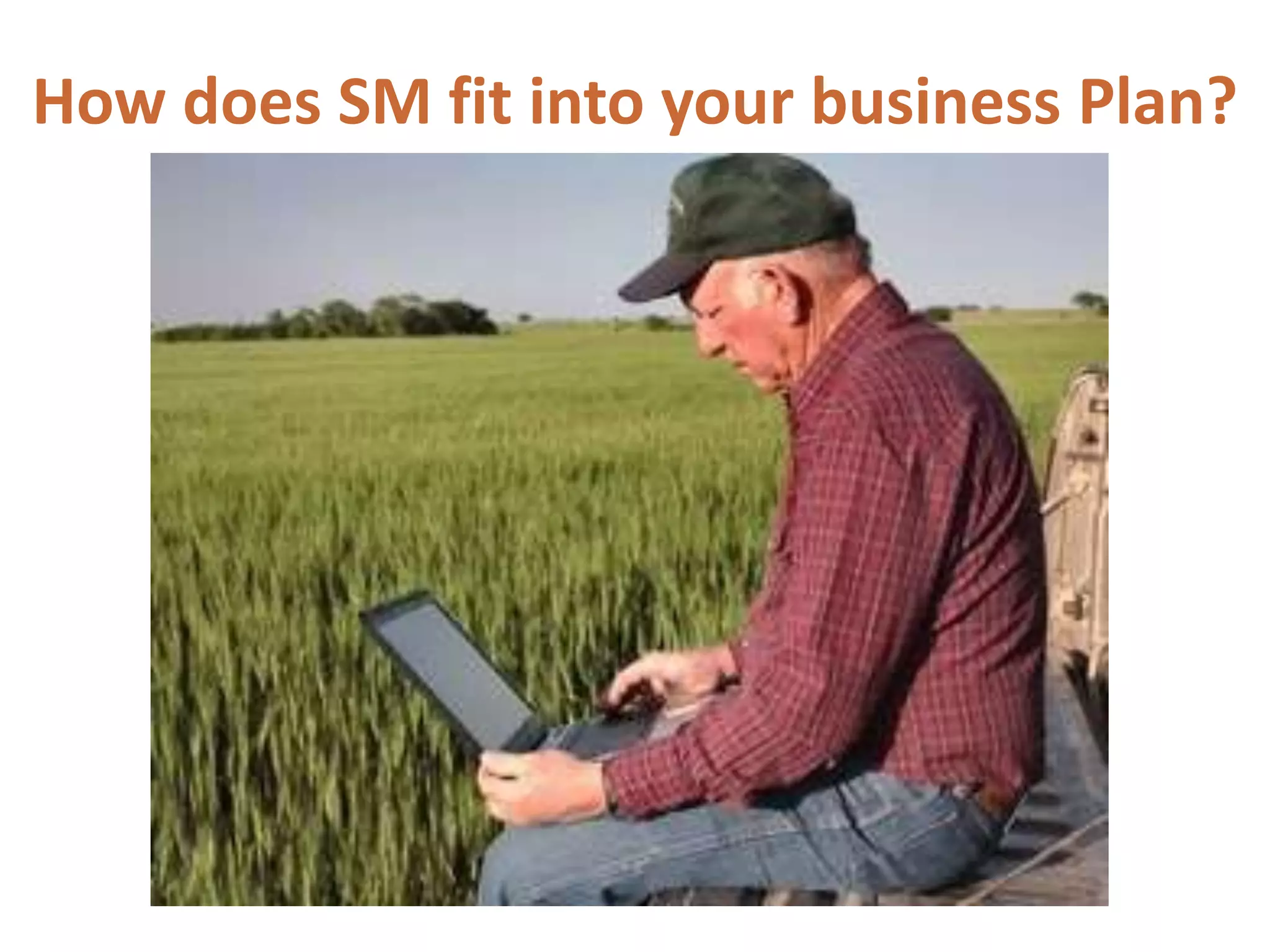 How does SM fit into your business Plan?
 