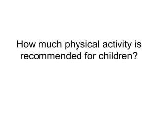 Promoting Physical Activity In School | PPT