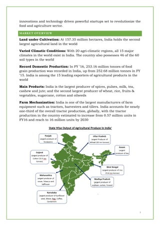 Promoting startups in agriculture | PDF