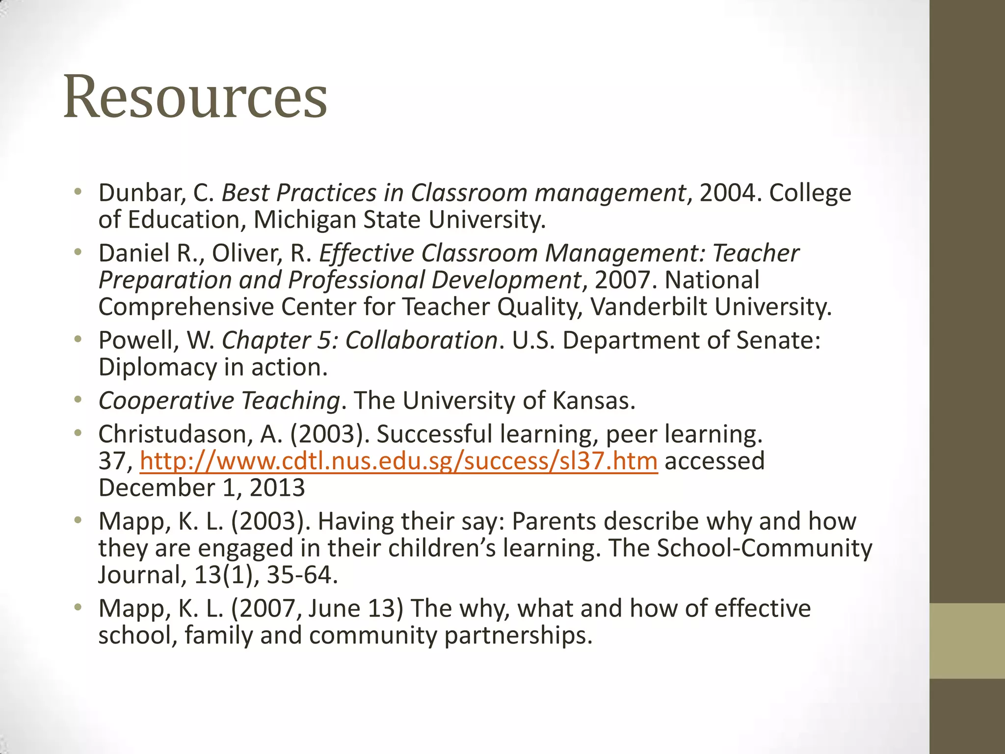 Promoting student learning | PPT