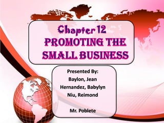 Presented By:
Baylon, Jean
Hernandez, Babylyn
Niu, Reimond
Mr. Poblete

 