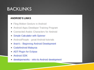 BACKLINKS

 