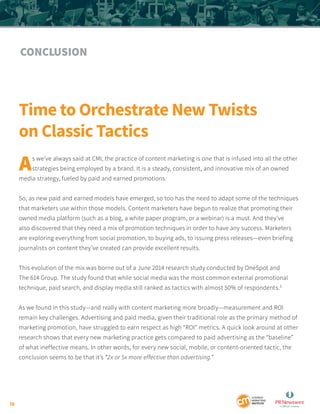 Promoting Your Content Marketing: Time to Orchestrate the Concert of Paid Media