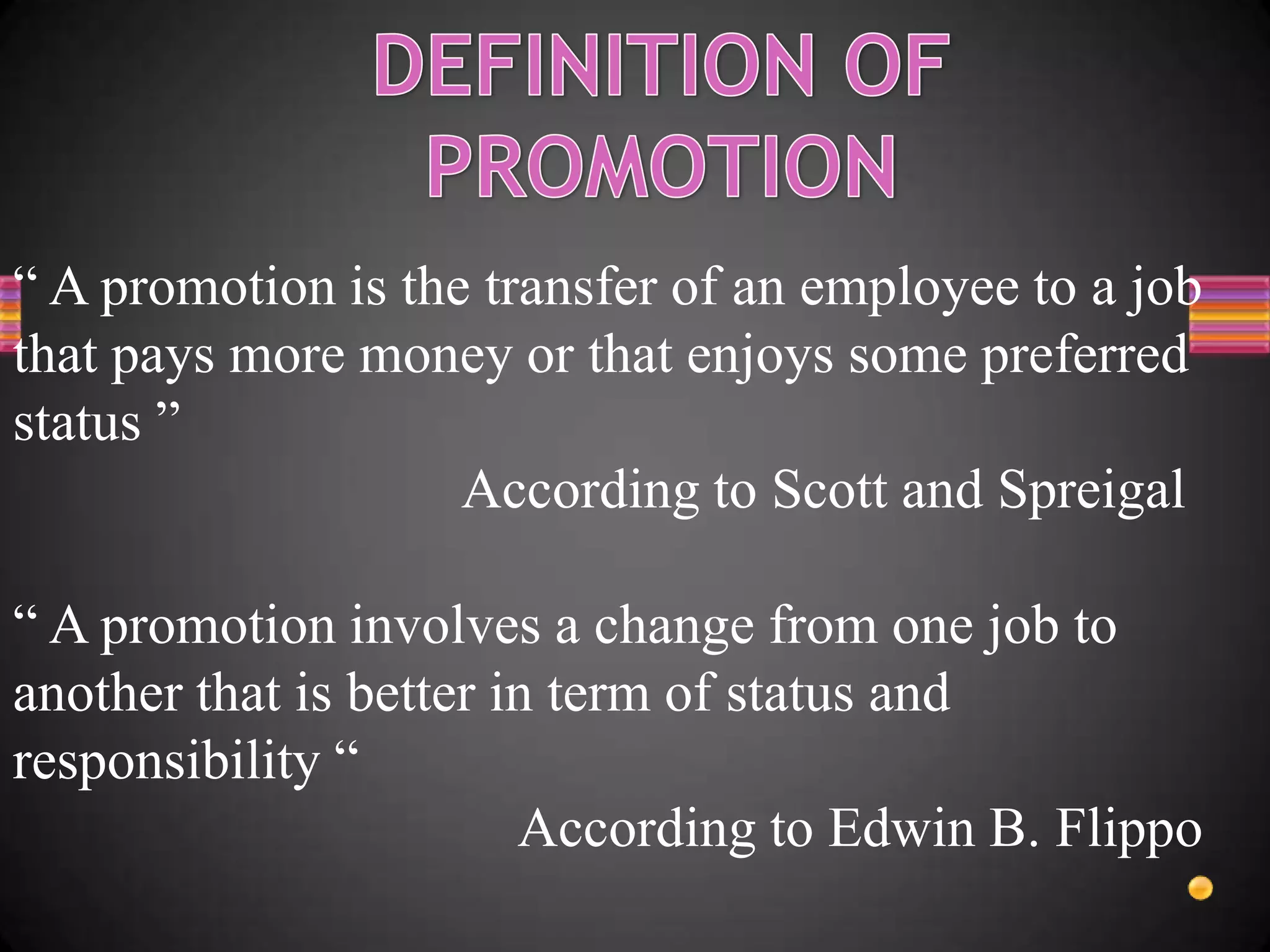Promotion | PPTX