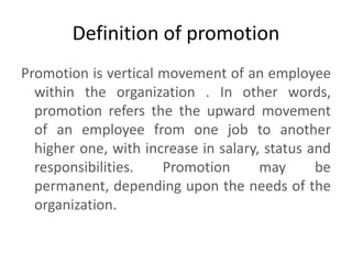 Promotion | PPTX