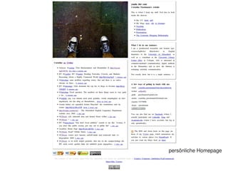 persönliche Homepage
     
 