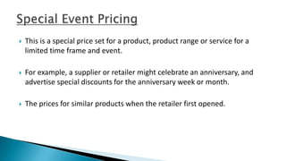 Promotional pricing strategies | PPTX