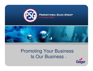 Promoting Your Business
    Is Our BusinessTM
 