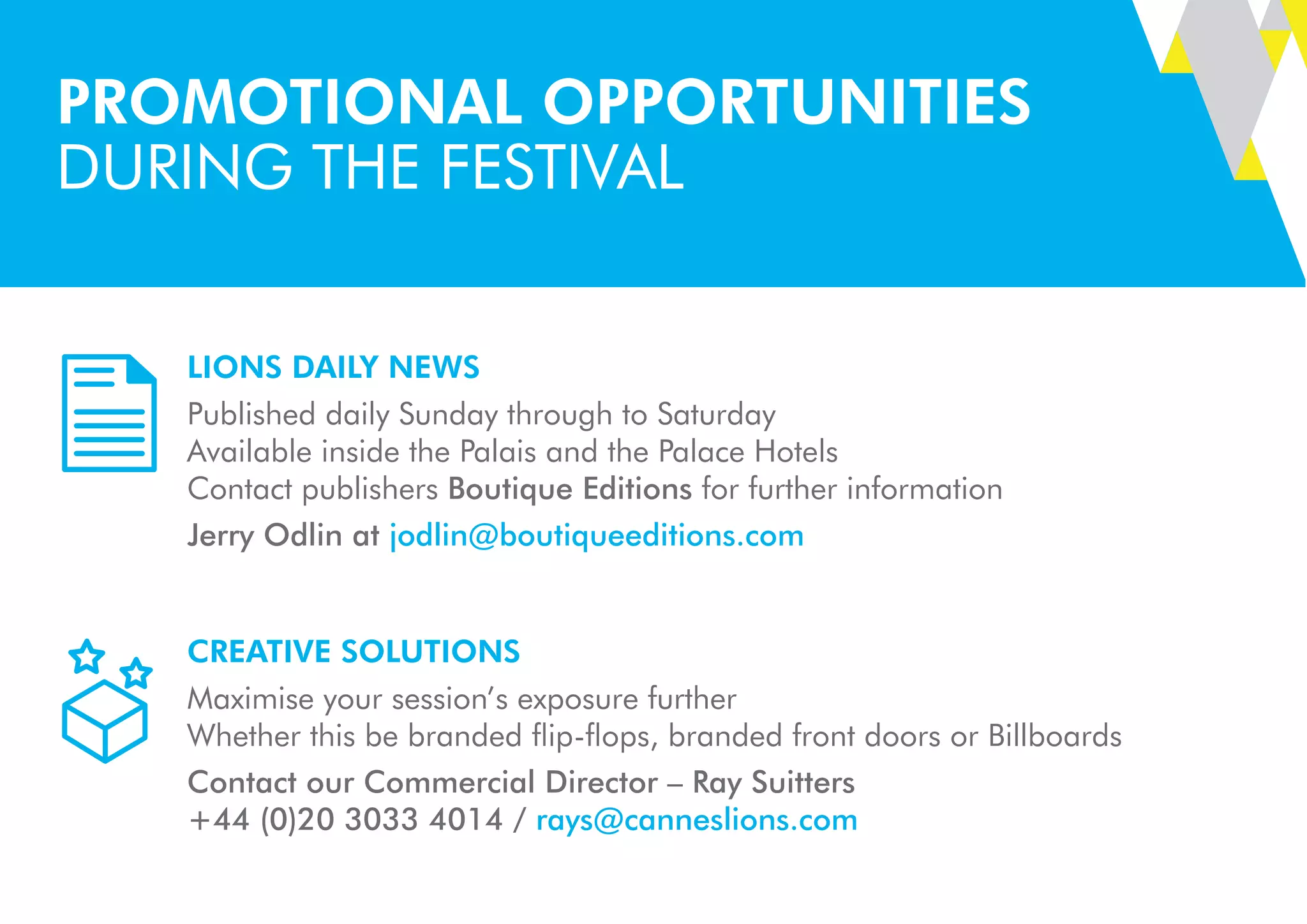 Promotional slides | PPT