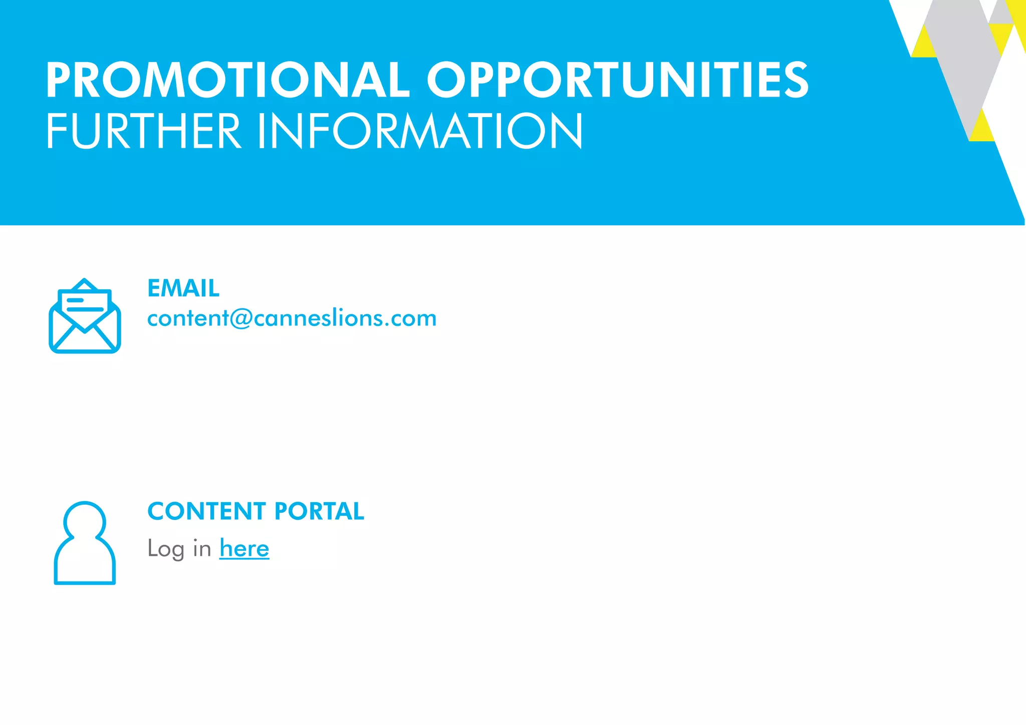 Promotional slides | PPT