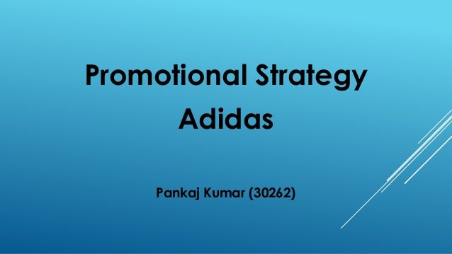 adidas promotion strategy