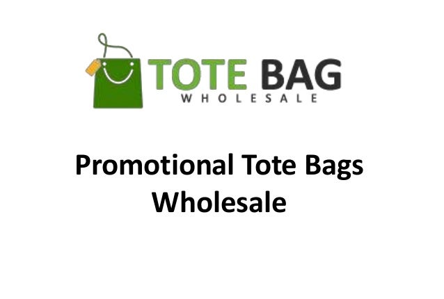 promotional bags wholesale