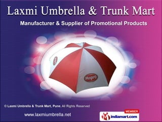 Manufacturer & Supplier of Promotional Products
 