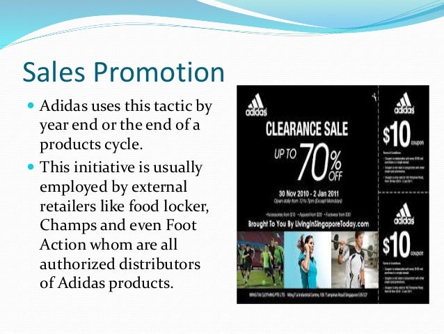 adidas sales promotion