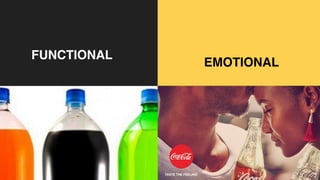 EMOTIONAL
FUNCTIONAL
 