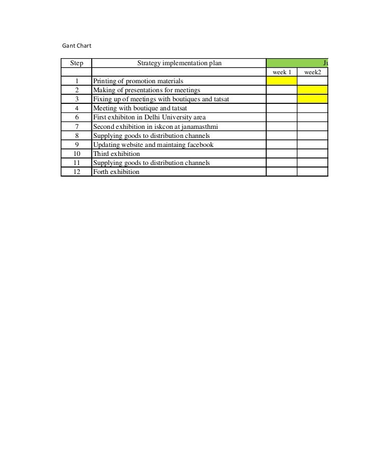 promotion schedule