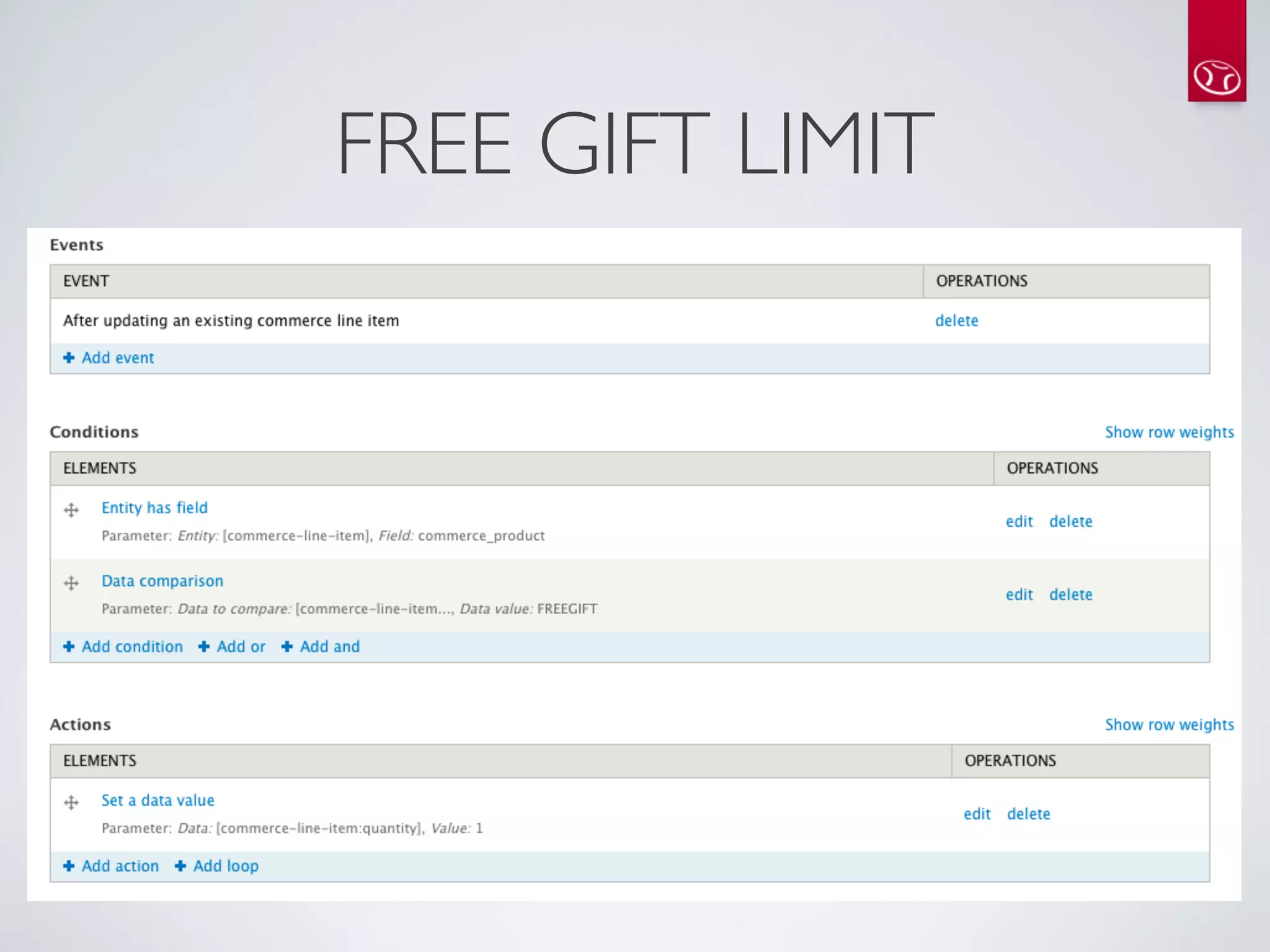 FREE GIFT LIMIT
 
