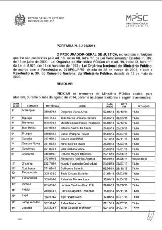 Promotores de Justiça são indicados para atuar perante as Zonas EleitoraisPromotores de justiça indicados para atuar perante as zonas eleitorais