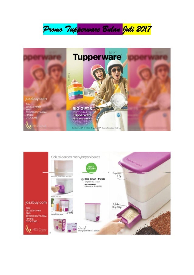 Model Tupperware 2017 Katalog Tupperware Promo 2017 Promo Tupperwar
