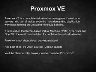Proxmox for DevOps | PPTX