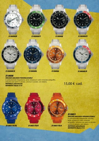 orologi personalizzati