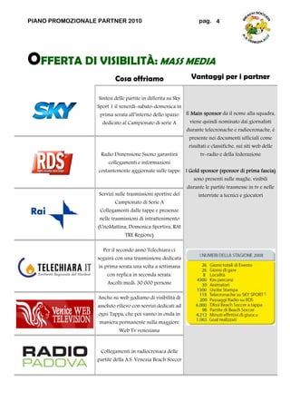 Lettera per ricerca sponsor pdf