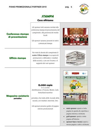 Esempio di lettera per richiesta sponsorizzazione
