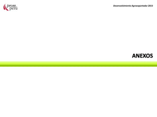 Desenvolvimiento Agroexportador 2015
 