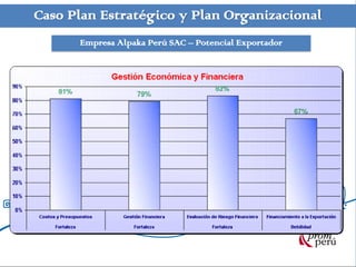 Caso Plan Estratégico y Plan Organizacional
Empresa Alpaka Perú SAC – Potencial Exportador
 