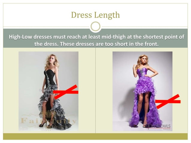 Prom Dress Code Presentation | PPT