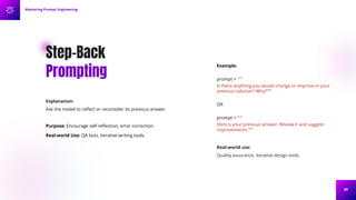 Iterative Prompt Document Example Mastering Prompt Engineering: Techniques | PDF