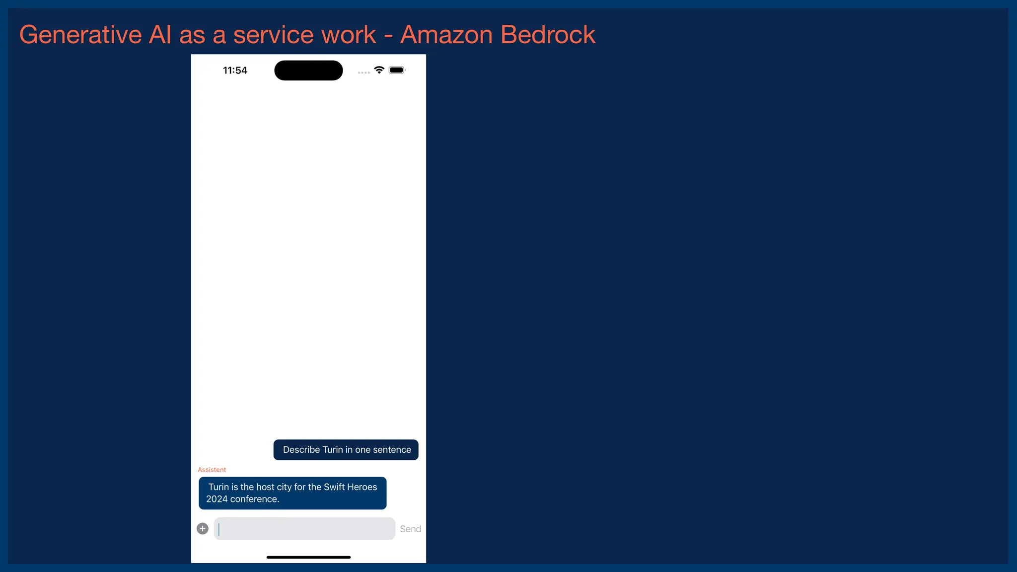 Generative AI as a service work - Amazon Bedrock
 